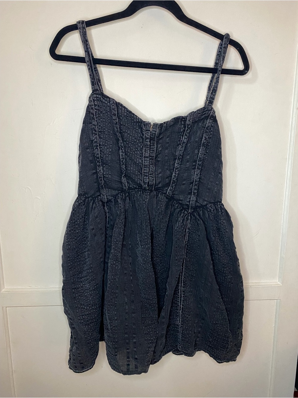 Urban Outfitters' Textured Black Strappy Dress